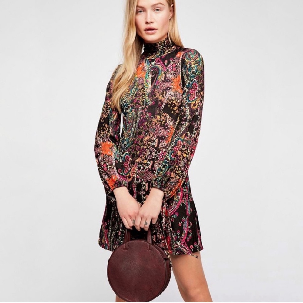Free People | All Dolled Up Mini Dress Open Back Size L